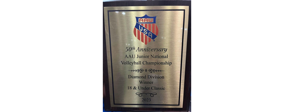 18 NATIONAL TEAM ARE AAU NATIONAL CHAMPIONSHIP DIVISION CHAMPIONS