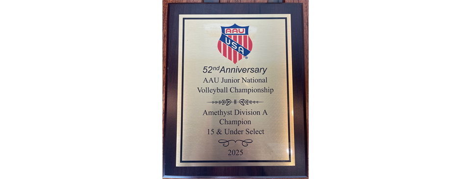2025 AAU Jr Girls National Volleyball Championships Division Champions